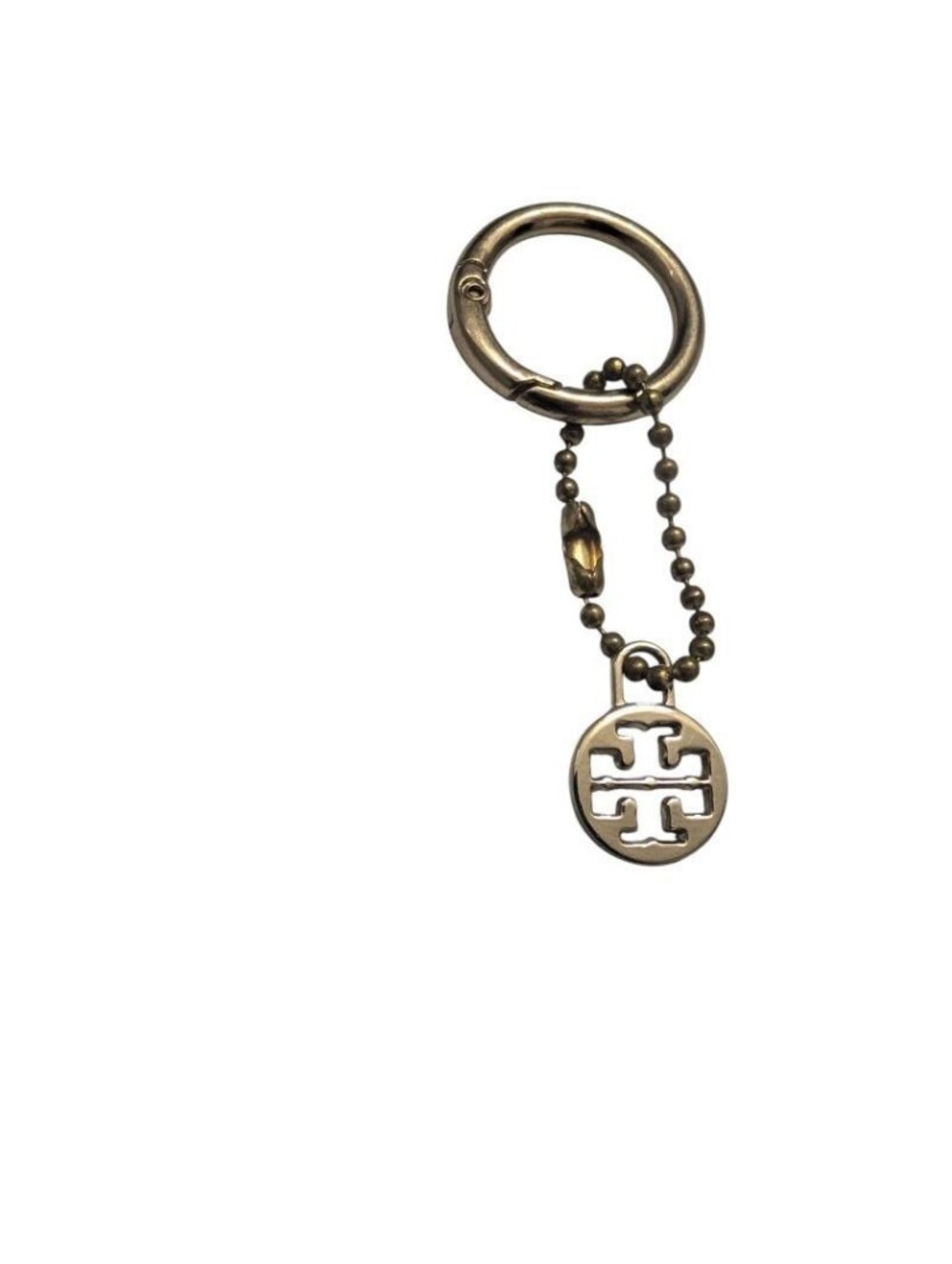 Tory Burch Gold Tone Pendant Mini Bag Charm Keychain